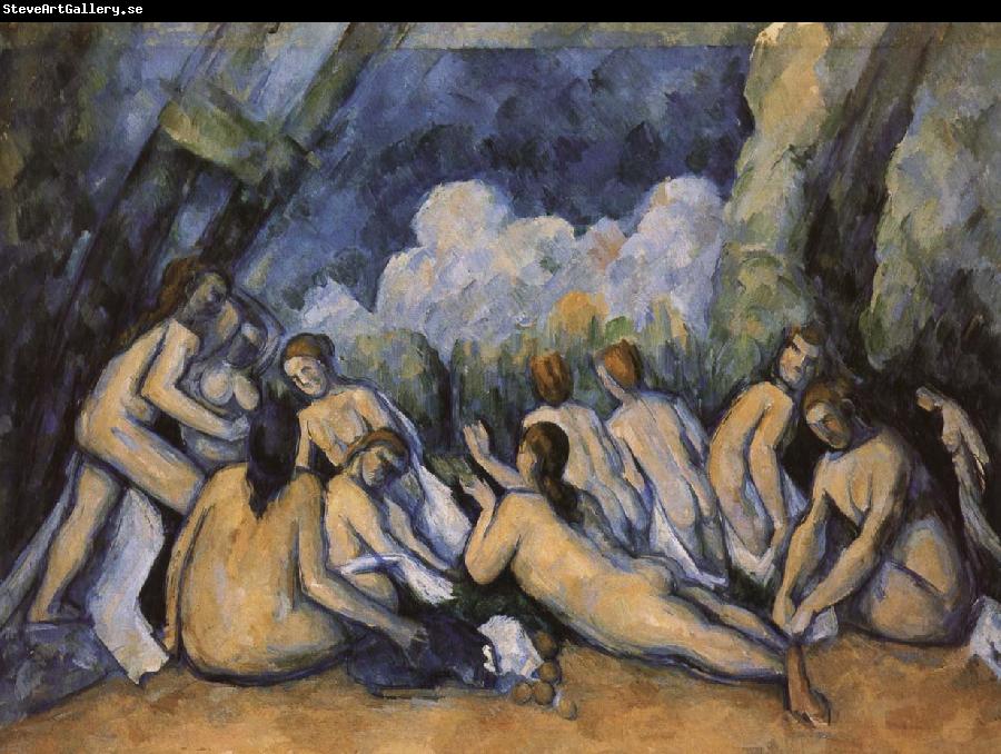 Paul Cezanne big bath person